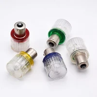 b15 led warning light bulb 12v24v single and double contact alarm signal indicator red and green bulb
