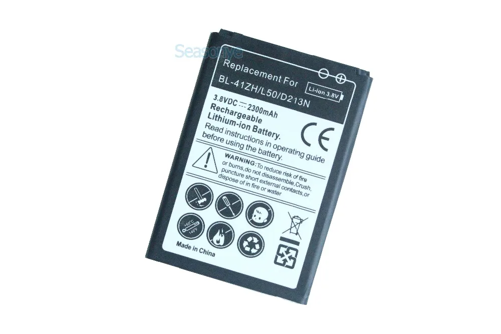 Seasonye 2300mAh BL 41ZH / EAC62378401h сменный литий ионный аккумулятор для LG Leon L50 C40 H340 H343 H345 MS345