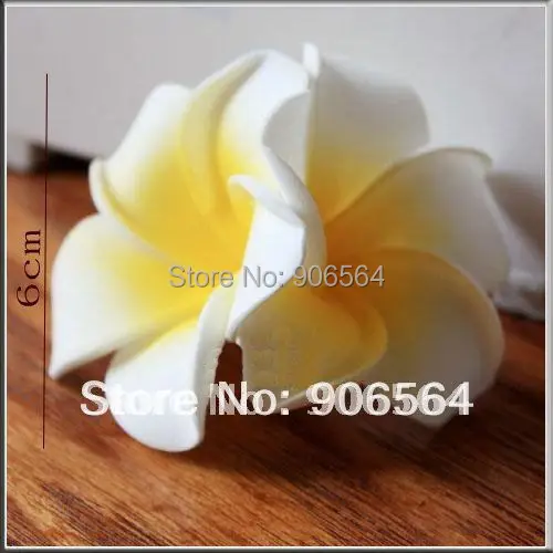 6 см несколько двухслойная пена Гавайский цветок Плюмерия Франгипани шпильки