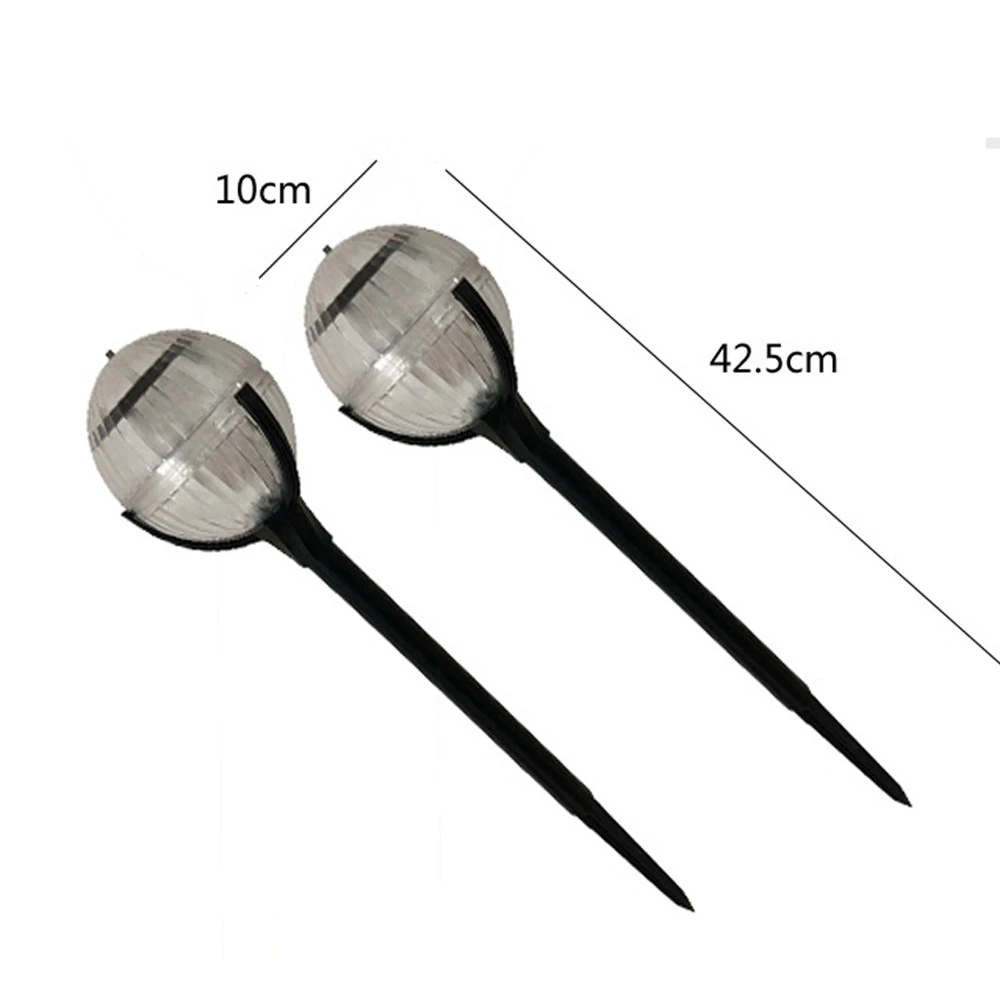 2 шт. садовый светильник на солнечной батарее цветной ландшафтный светодиодный