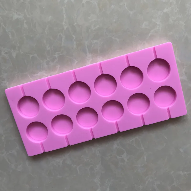 12 Cavity Silicone Blossoms Mold Chocolate Candy Making Molds Ice Cube Trays Flower | Дом и сад