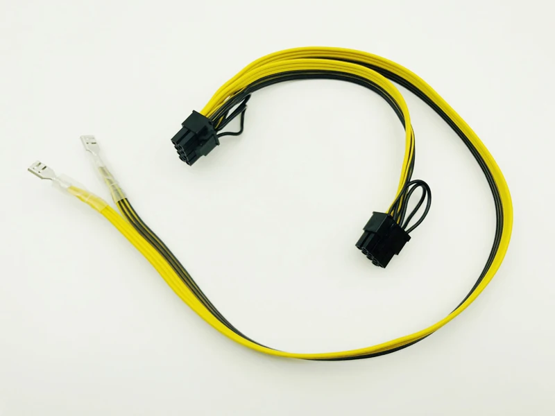 10 шт. двойной кабель питания сплиттера PCIE с 8 контактами (6 + 2) для видеокарты 250