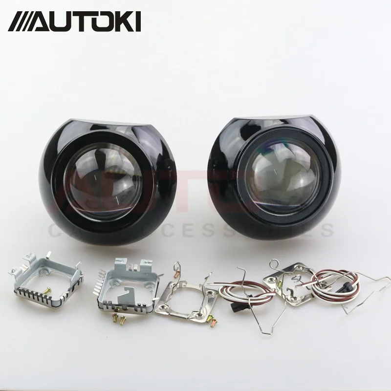 Autoki автомобили Koito Q5 объектив проектора для фар 3 0 дюймов HID би ксеноновая лампа +