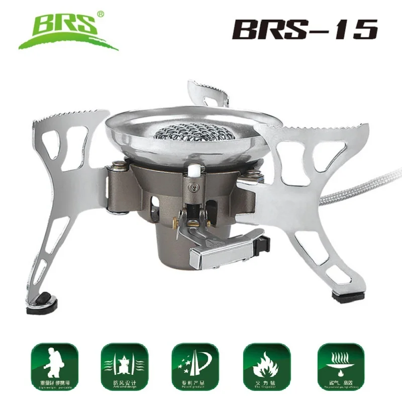 BRS ветрозащитная большая мощная сплит типа напольная плита для пикника и