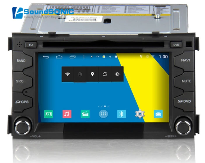 Для Kia Soul 2008 2009 2010 2011 android-автомобиля 4.4.4 2Din автомобильные cd DVD GPS навигация SatNav