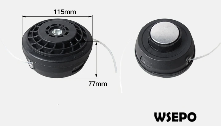 OEM Quality&ampFree Shipping! Grass Splasher Head with Strip for Universal Small Gasoline brush cutter/Hedge Trimmer/Pruner |