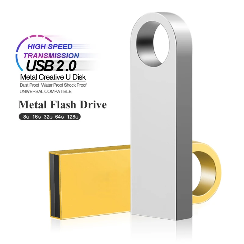 Usb флеш-накопитель 32 ГБ 8 128 16 64 Гб usb-ключ Металл Memoria высокая скорость