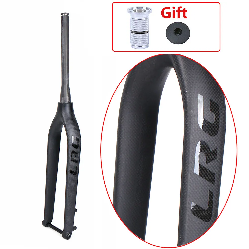 EF115 LRG Carbon fork 29 inch MTB Rigid Tapered Thru Axle 15mm super light Disc Brake Mountain bikes Forks Rapid transportation - Цвет: EF115