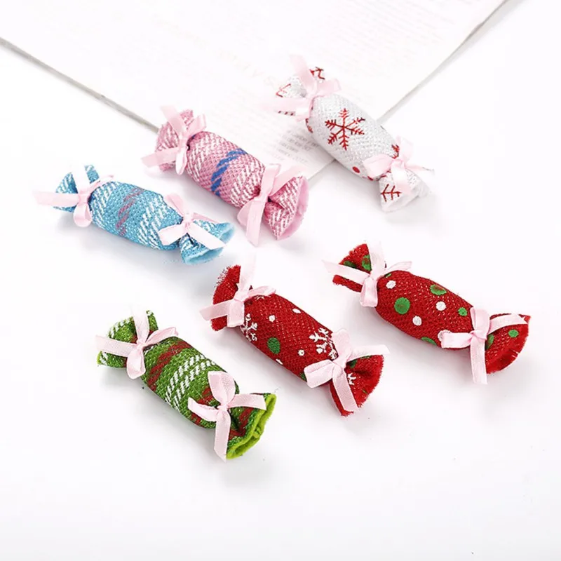 1pcs Pet Cat Kitten Chew Toy Cute Candy Design Sachet Healthy Catnip Christmas Gift For Gatos | Дом и сад