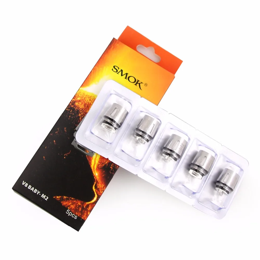 SMOK TFV8 детский M2 Q2 T8 X4 RBA катушка головка для V8 детский бак большой детский распылитель испаритель сопротивление испаритель нагреватель ядро