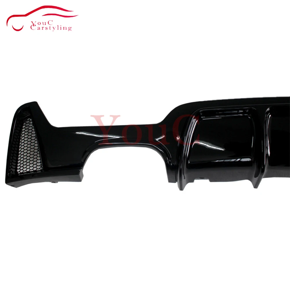 Диффузор для заднего бампера BMW черный спойлер из АБС пластика кабриолета серии 4