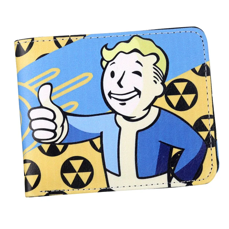 Новое поступление кошелек для игры Fallout Vault Boy двойного сложения аксессуар
