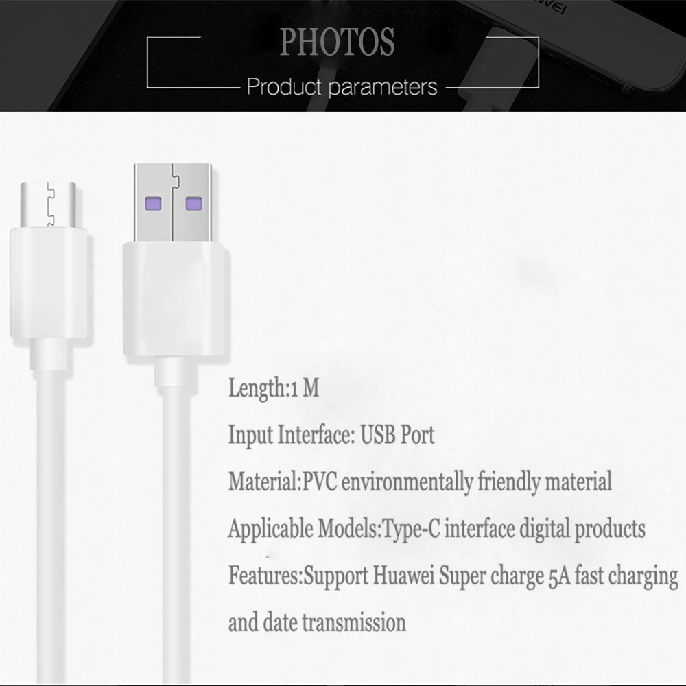 5А 1 м usb type C кабель для samsung S9 S8 Быстрая зарядка type-C мобильный телефон зарядный провод Supercharge USB C кабель для Xiaomi mi9 R