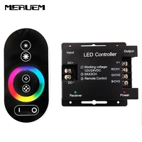 dc12 24v 18a rgb led controller touch screen rf remote control for led stripbulbdownlight