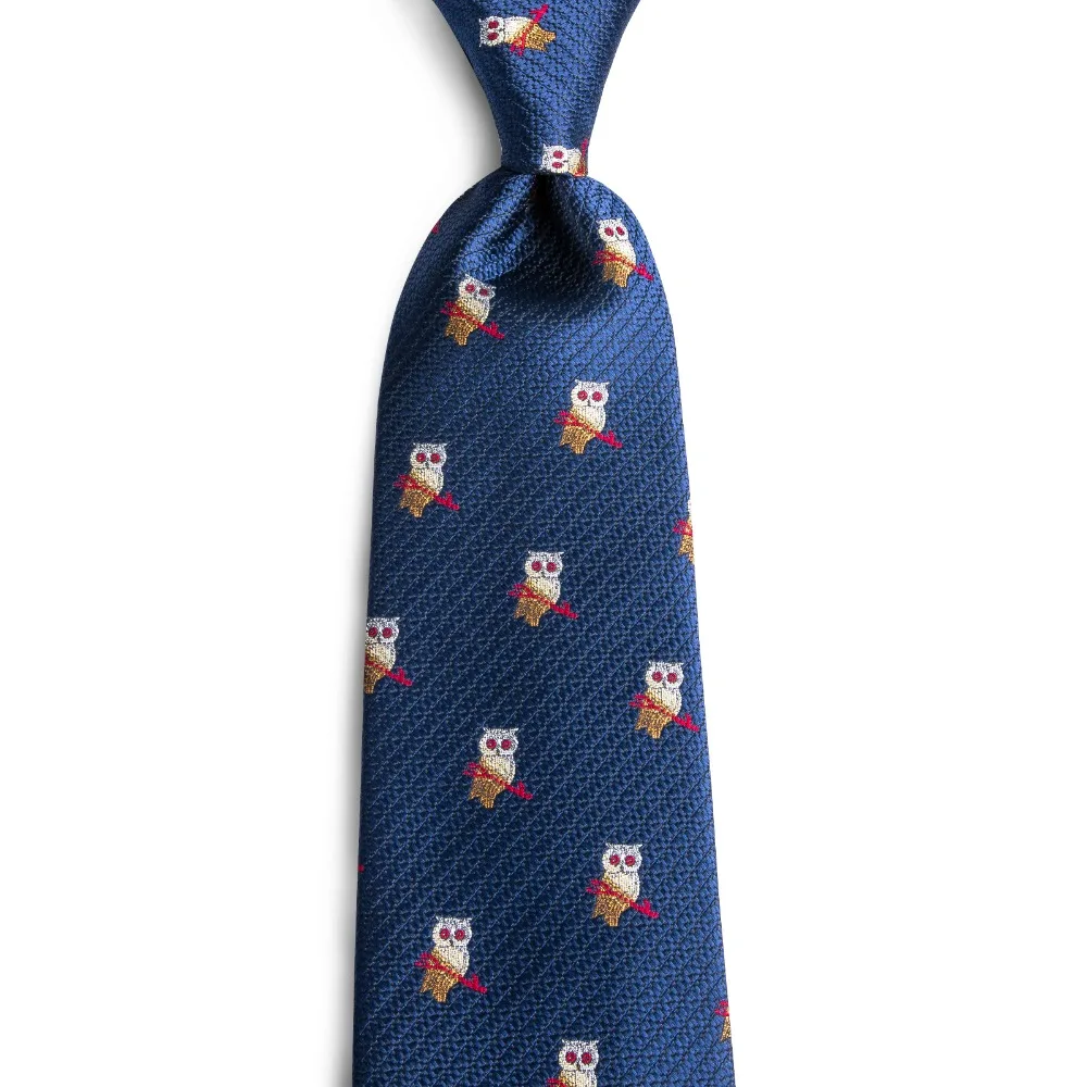 Новый дизайн Тканые Классические мужские галстуки галстук с рисунком животных