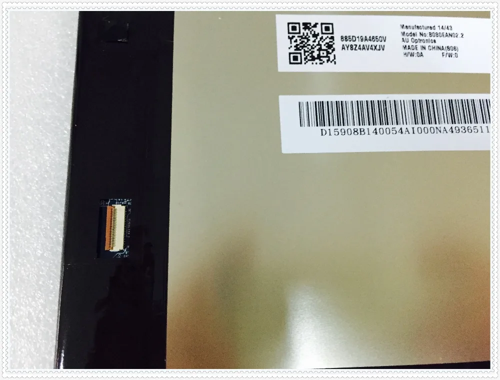 Original 8 inch LCD screen B080EAN02.2 pretty A8-50 A5500 module for tablet pc free shipping | Компьютеры и офис