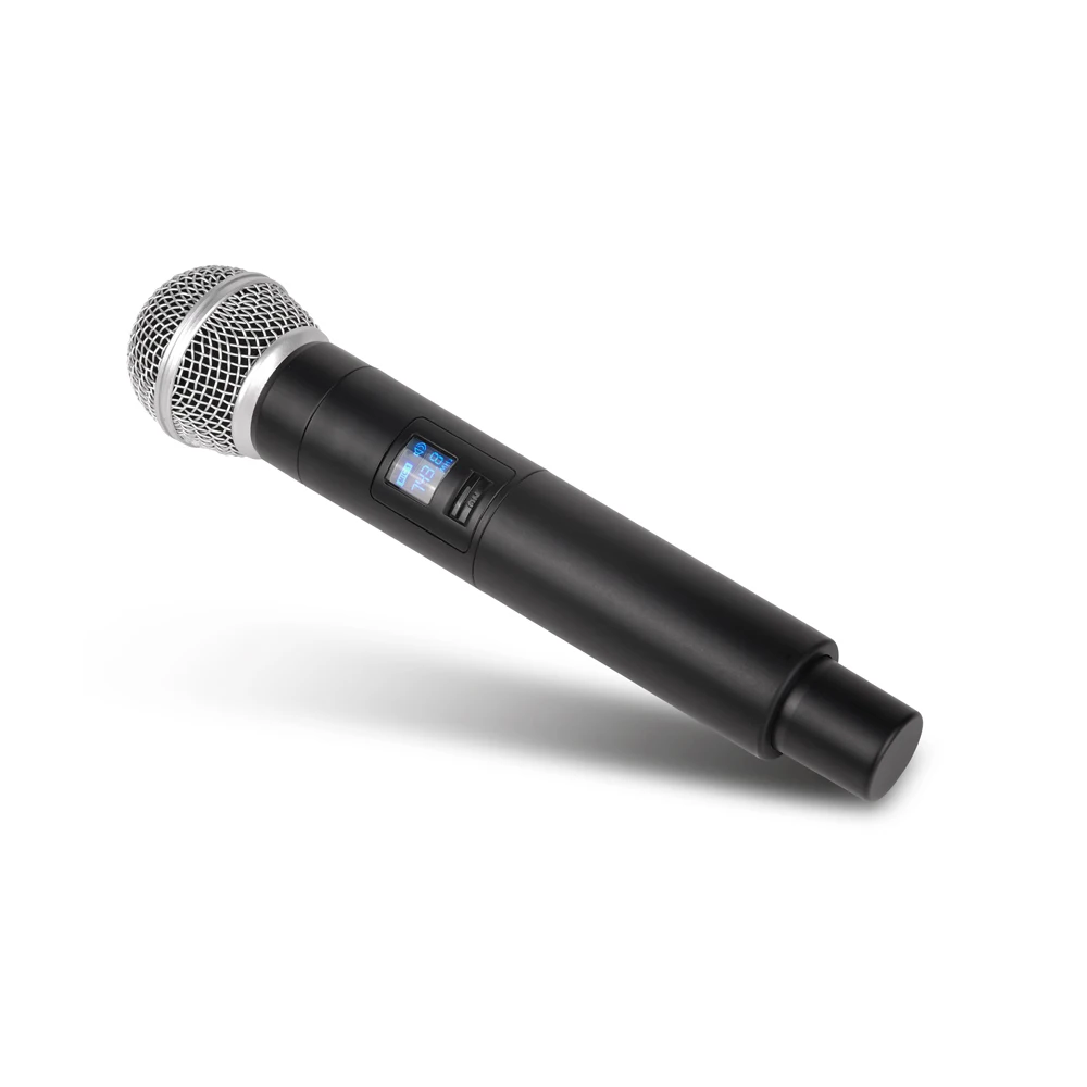 G-MARK Беспроводная микрофонная система UHF с длинным диапазоном, двухканальный, 2 ручных микрофона, передатчик, профессиональный караоке, высокое качество - Цвет: G320handheld
