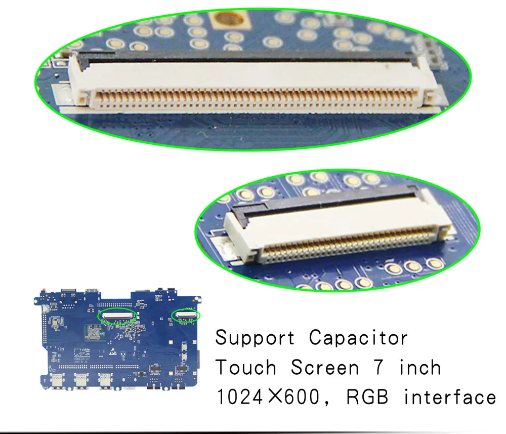 CubieAIO A20 все в одном MiniPC коробка с " lcd открытым исходным кодом Android Linux UART x4 USB x6 Allwinner A20, ARM демонстрационная плата
