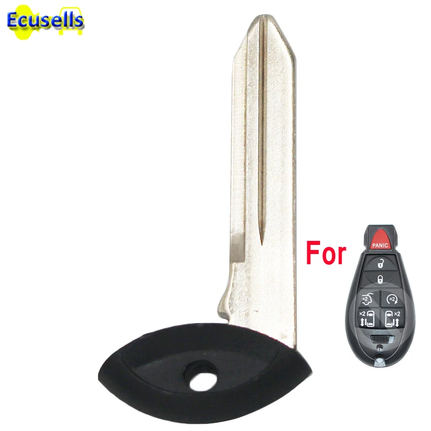 Uncut Пустой аварийный вставной ключ для Chrysler 300 C Grand Voyager Dodge Caravan Ram Journey for Jeep|blade