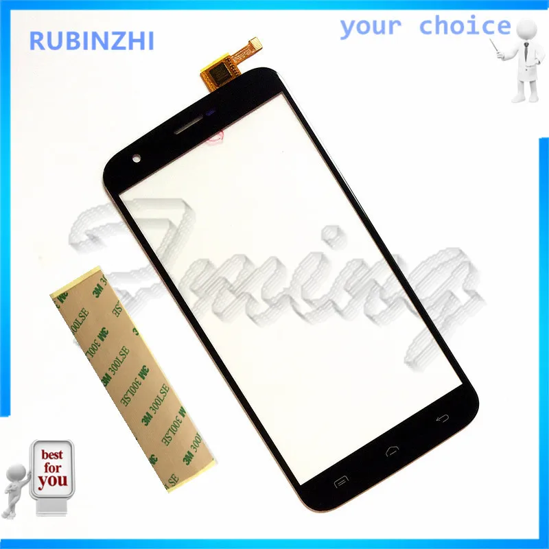 RUBINZHI Phone Touch Screen For Doogee Valencia 2 Y100 Plus Touchsvreen panel Digitizer Front Glass Sensor with Tape | Мобильные