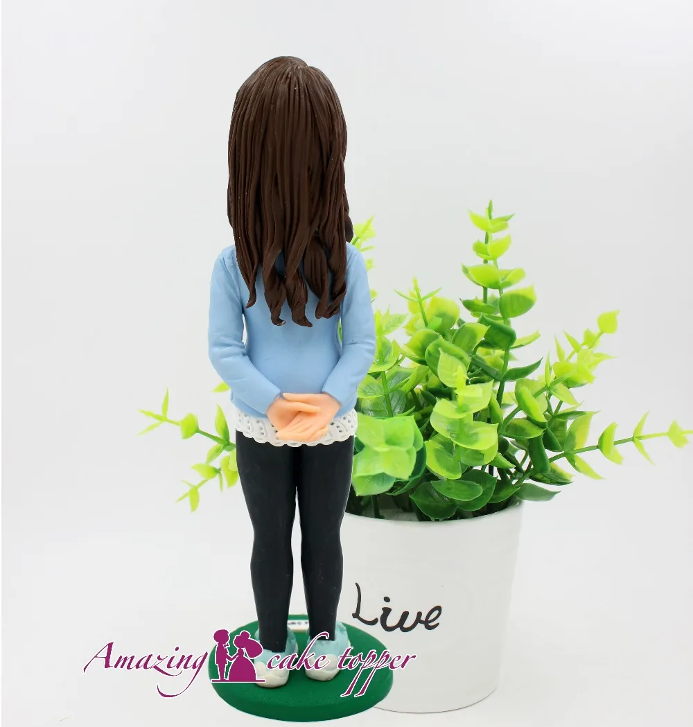 2019 удивительный Топпер для торта повседневная спортивная девушка