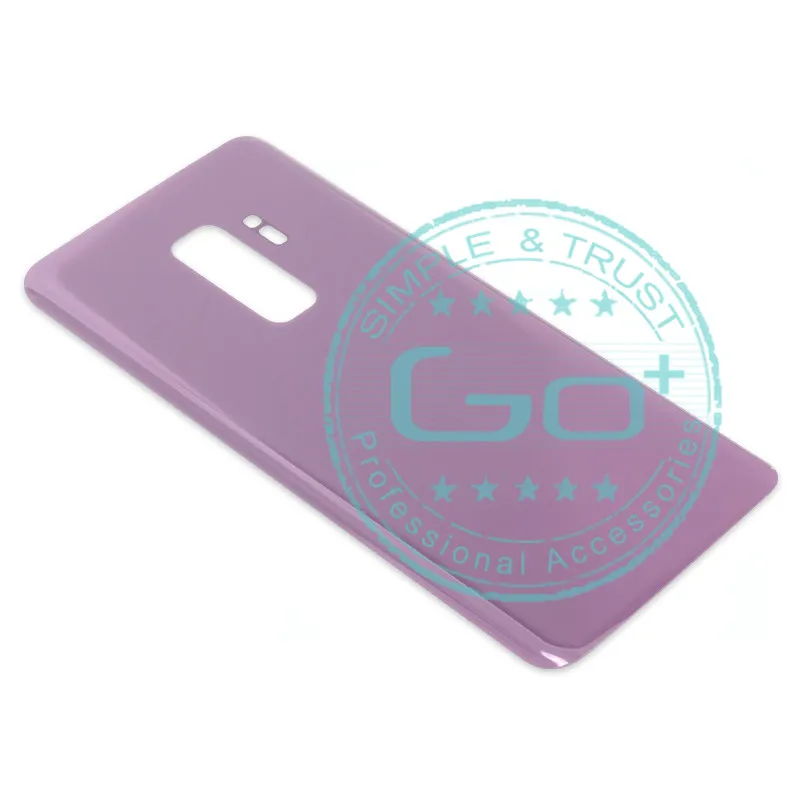 Для Samsung Galaxy S9 + задняя крышка для аккумулятора стекло пластик Plus G965 корпуса