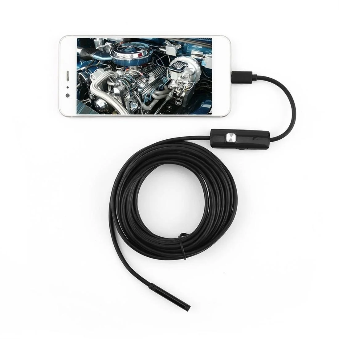 USB эндоскоп IP67 водонепроницаемый осмотр бороскоп 5 мм объектив для Android фото видео