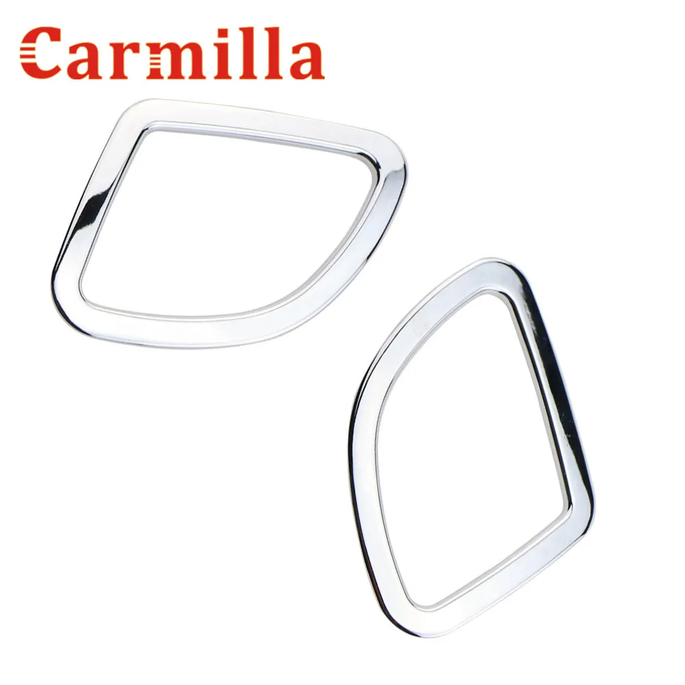 Carmilla 2 шт./компл. Автомобильная Передняя хромированная наклейка на