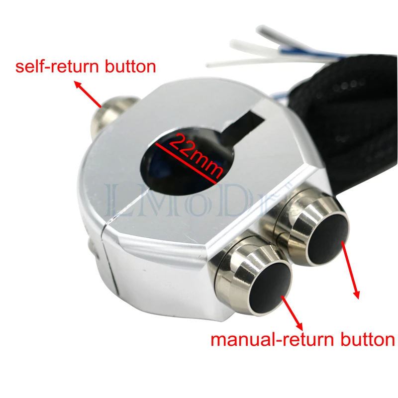 LMoDri CNC Выключатель без фиксации Switch переключатели из алюминиевого сплава ручки