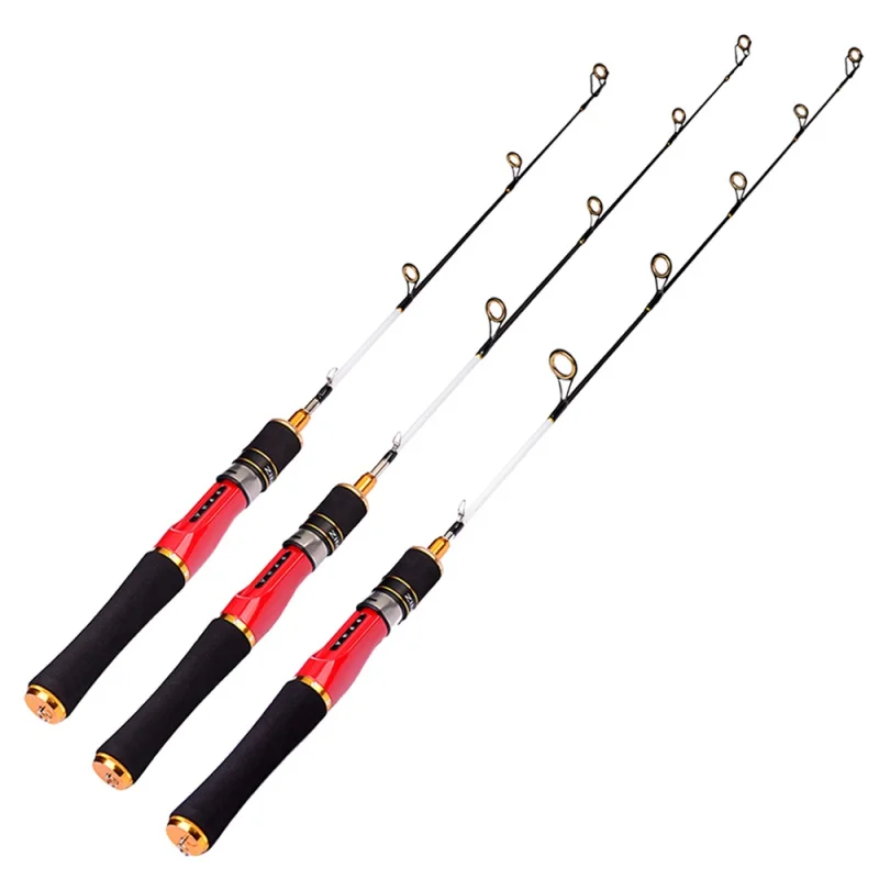 

Portable Ice Fishing Rod Pole Winter Fishing Rods Casting Spinning Lure Mini Tackle Pole Pesca 60/70/80CM