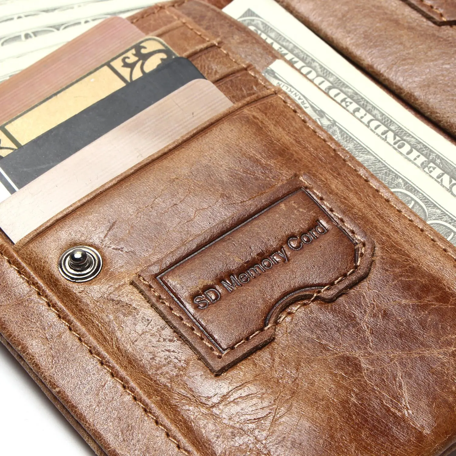 

2019 New Fashion Small Retro Vintage Cowhide Genuine Leather Wallet Multinational Card Holders Coin Purse Women Short Walelts