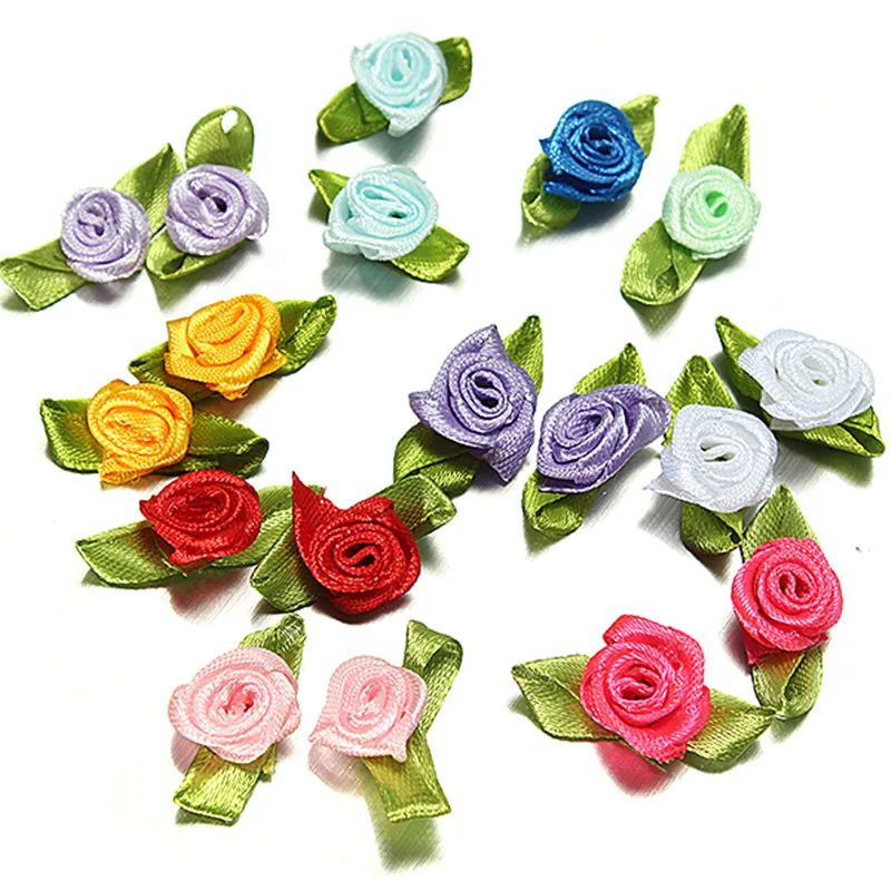 100 шт. декоративные цветы для скрапбукинга|craft decoration|rose flowerscrapbooking sewing |