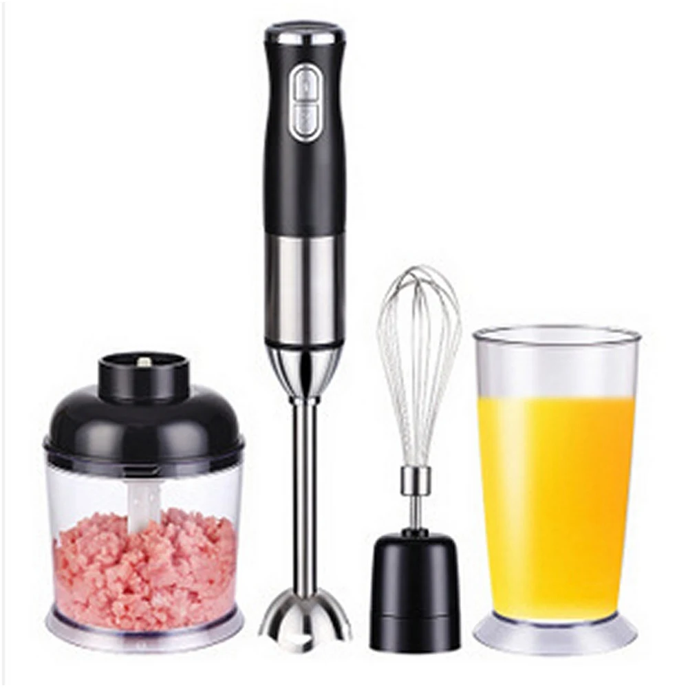 

4 in 1 Hand Blender Portable immersion Blender for Kitchen Food Processor stick with Chopper Whisk Electric Mixer Juicer