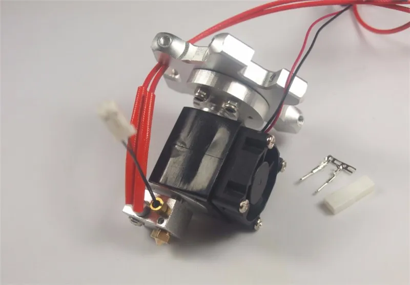 Росток коссель Delta 3D части принтера M4 резьба Металл hotend эффектор полный комплект 1,75 мм металлическая j-головка PTFE лайнер 0,4 мм NTC