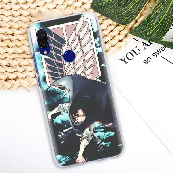 12 Аниме атака на Титанов девушка чехол для Xiaomi Redmi 7 6 6A 5 Plus 5A Note 5 6 7 Pro 4X S2 GO Pocophone F1 чехол для телефона Coque - Цвет: 12