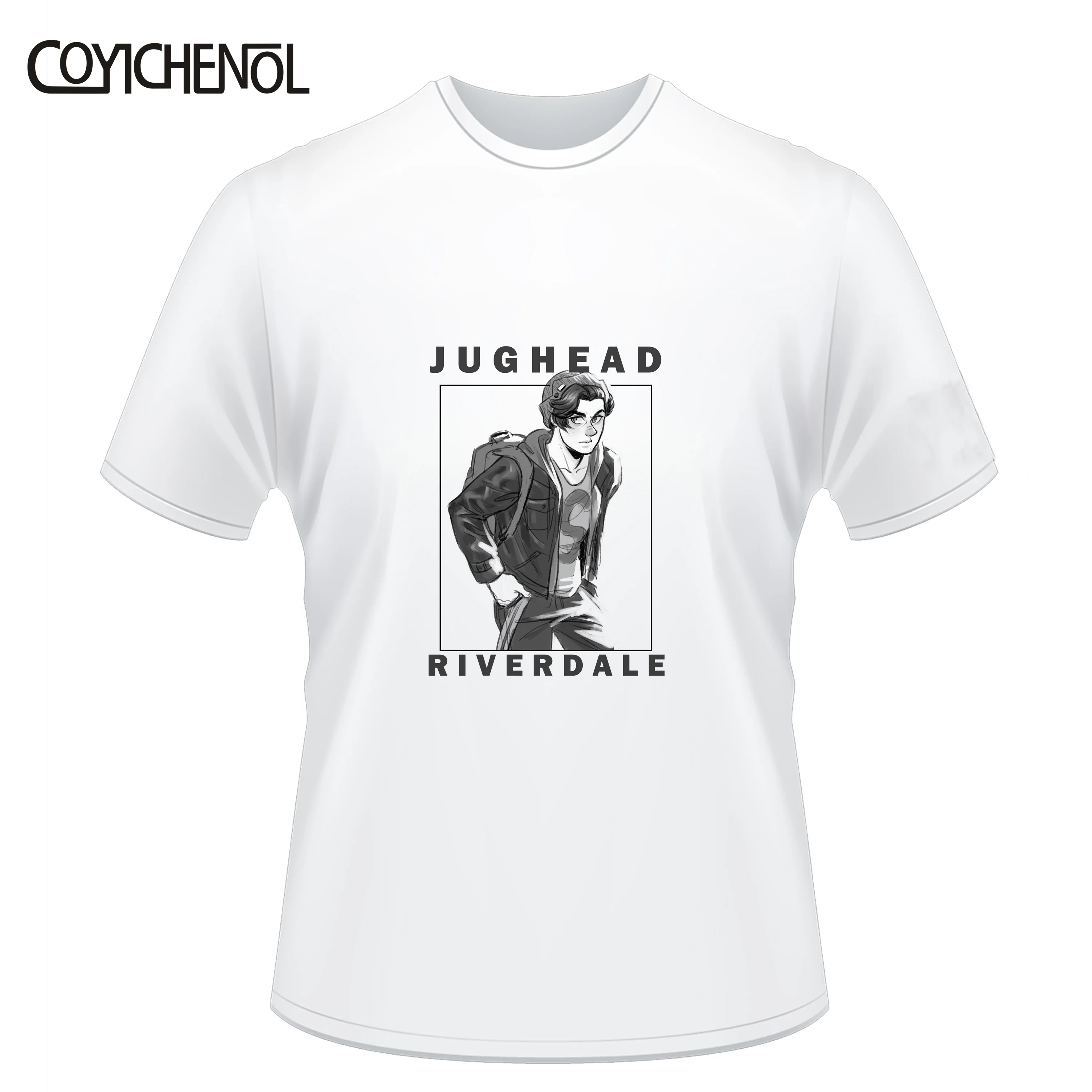 6xl футболка riverdale женские Тупоголовым Футболка с принтом Большие размеры печати