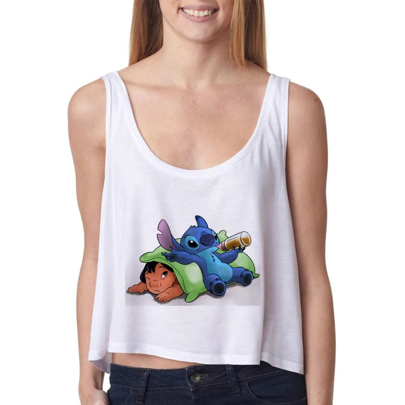 Милая женская одежда BAEKADOO пляжные кроп топы летняя забавные мини майки|mini tank top|crop