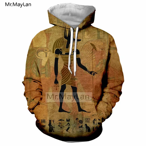 Egyptian 3d Tee 01 3D принт древний Египетский жакет для женщин/мужчин винтажные пуловеры с капюшоном мужская уличная одежда золотые толстовки с капюшоном наряды негабаритных размеров - Цвет: Egyptian 3d Tee 01