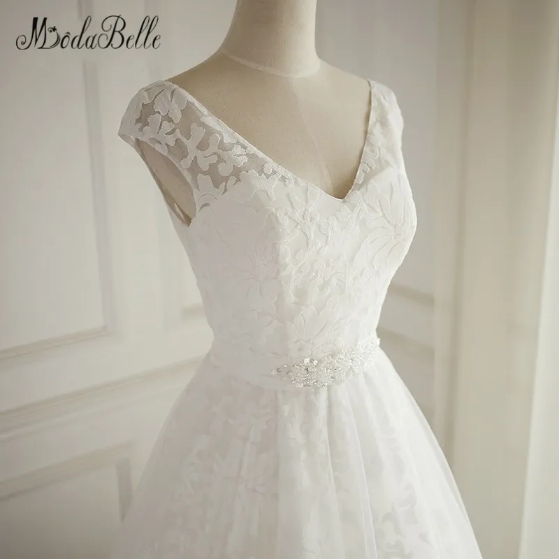 

modabelle Vestito Sposa Custom 2018 Vintage Bridal Dress Arabic Patterns Lace Real Photo A Line White Wedding Dresses Romantic
