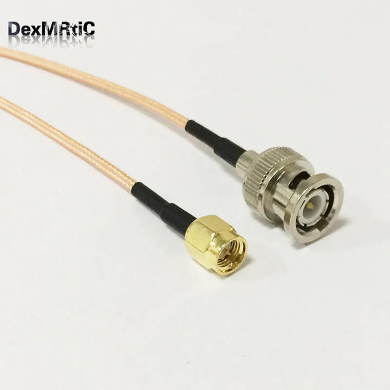 RF SMA Мужской переключатель BNC кабель Pigtail RG316 по оптовой цене быстрая Доставка 15 см