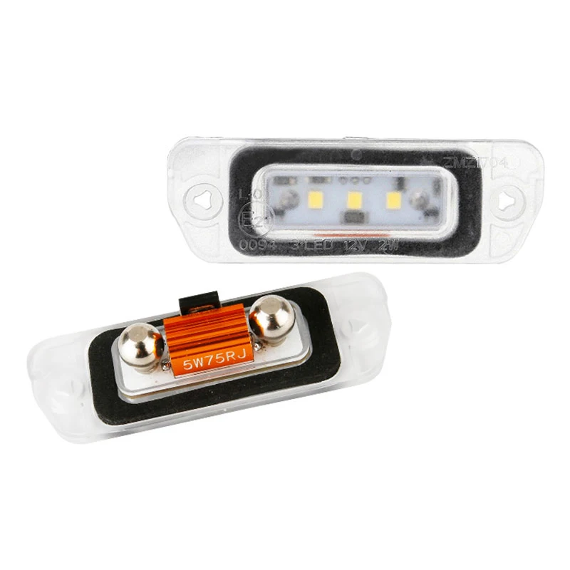 1 Pair No Error Rear 2 SMD LED Number License Plate Light Kit For Mercedes R ML GL Class W164 x164 W251 R300 R320 R550 R500 | Автомобили и