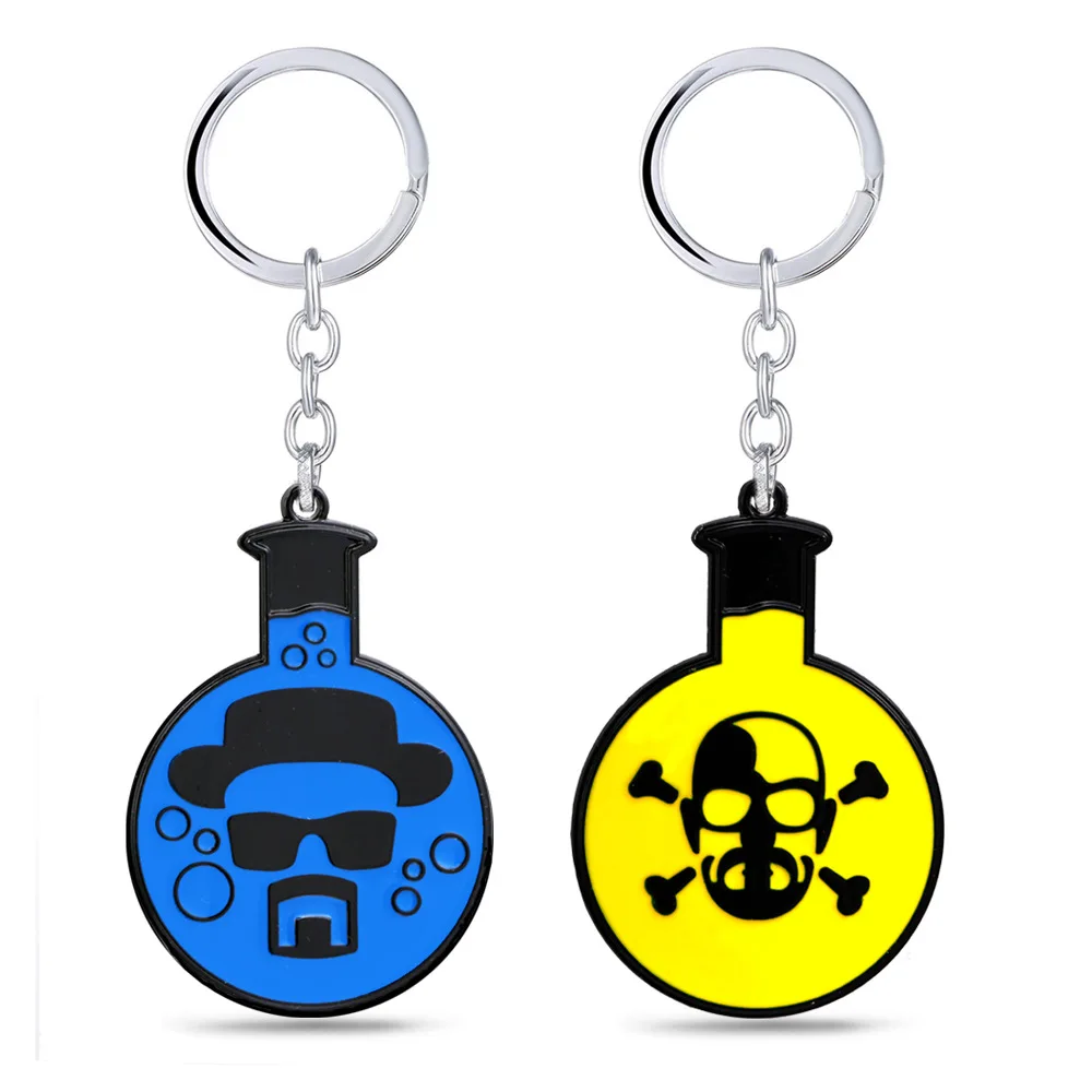 4 стиля ТВ Breaking Bad BA BR логотип брелок металлический Гейзенберг маска Уолтер