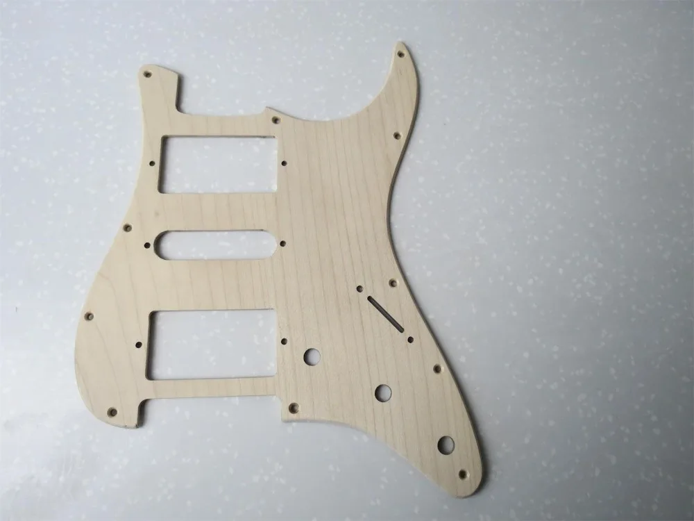 

Unfinished hand made Ailanthus wood GUITAR HSH Pickguard