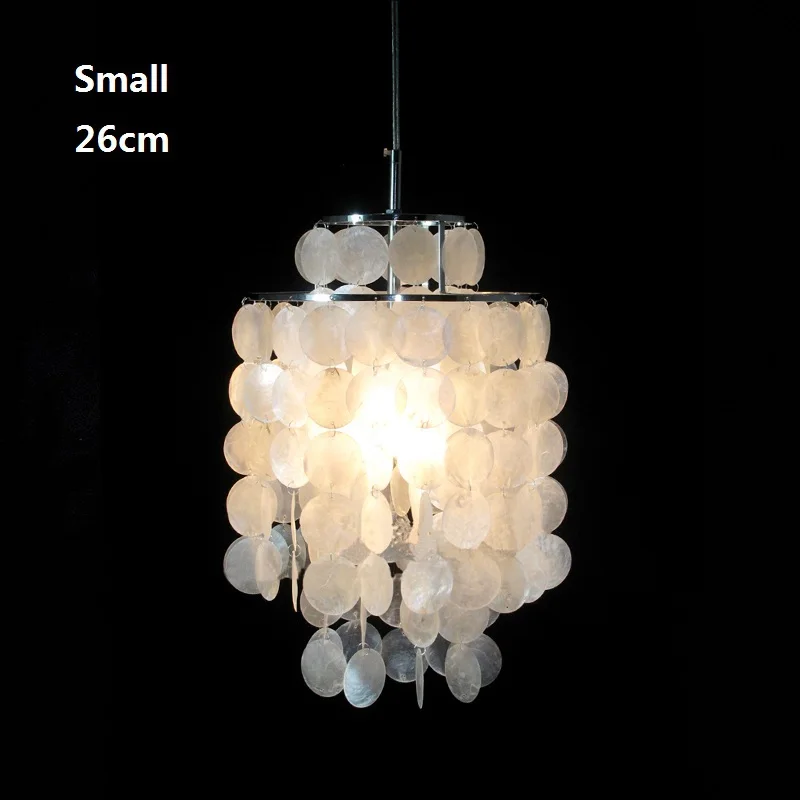 Подвесной светильник для столовой с натуральным корпусом белый современный