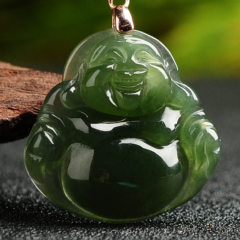 Подвеска из натурального нефрита для мужчин и женщин подвеска Бирмы статуэтки