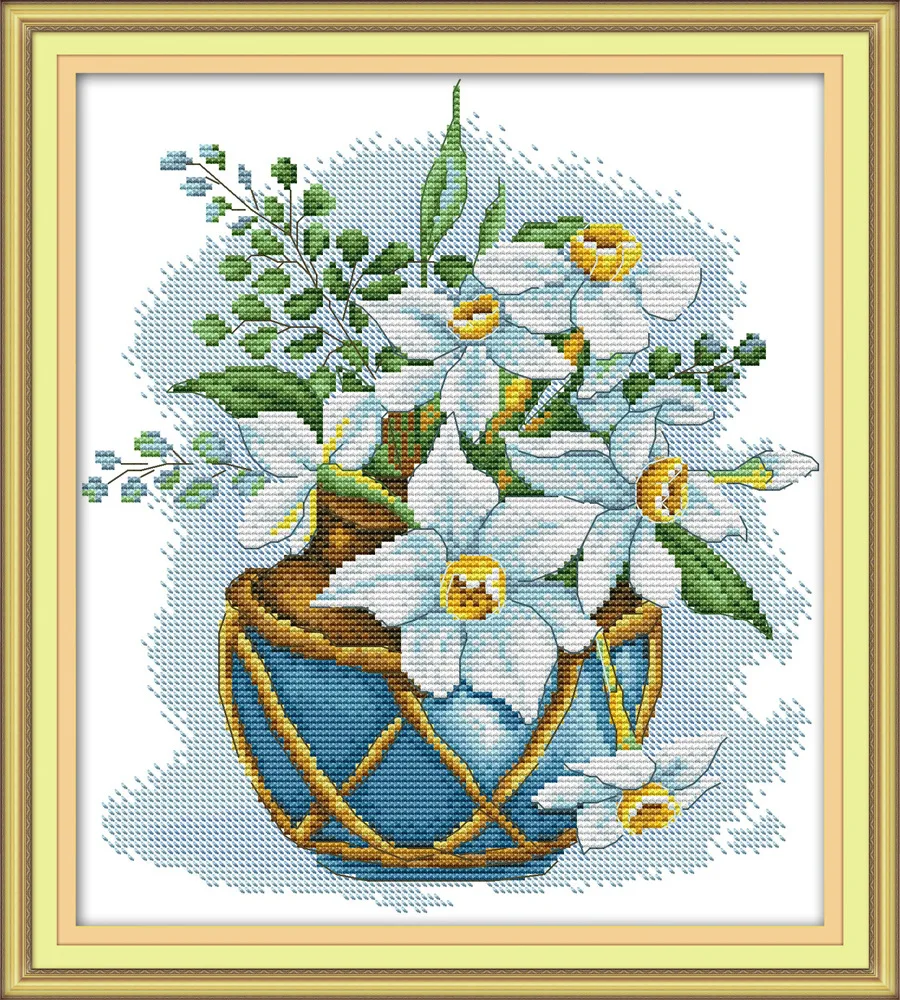 Joy Sunday все цветы цветут вместе Счетный Набор для вышивания крестиком Набор для вышивания вышивка рукоделие