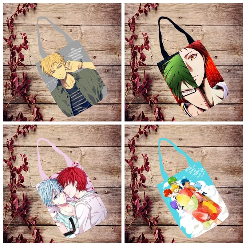 

IVYYE 1 шт. Kuroko's баскетбольная модная аниме Холщовая Сумка на плечо, Повседневная сумка для покупок, сумка-тоут, женская сумка для путешествий, ...