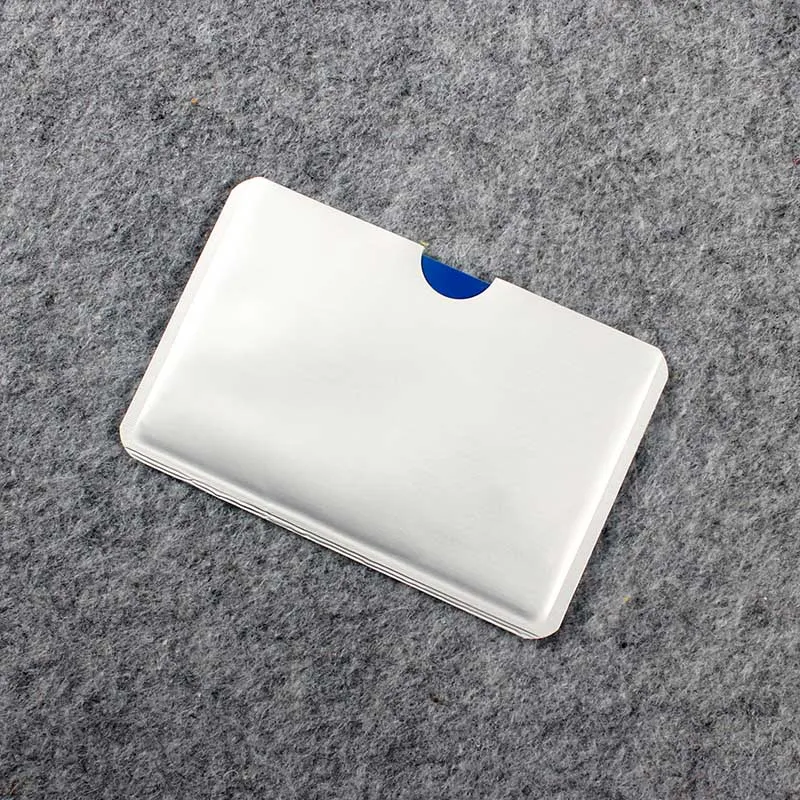 10 шт./пакет анти rfid кошелек блокирующий считыватель держатель для банковских