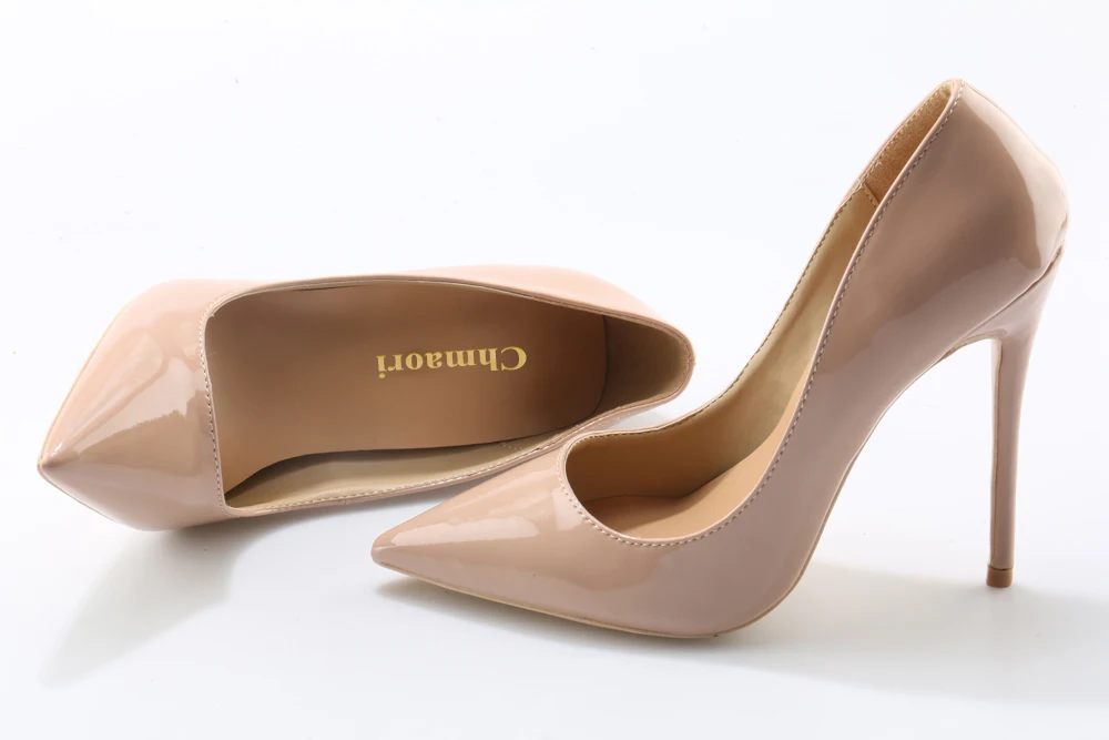 

Туфли-лодочки женские из лакированной кожи, с острым носком, на высоком каблуке