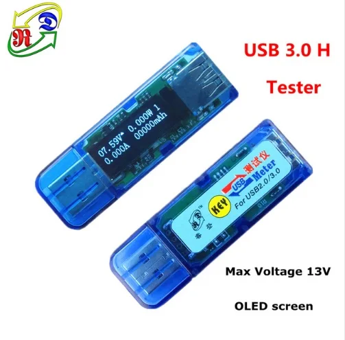RD USB 3,0 OLED комплексный тестер 5 бит ток 4 бит измеритель напряжения Вольтметр Амперметр мощность Емкость для зарядного устройства Банк питания